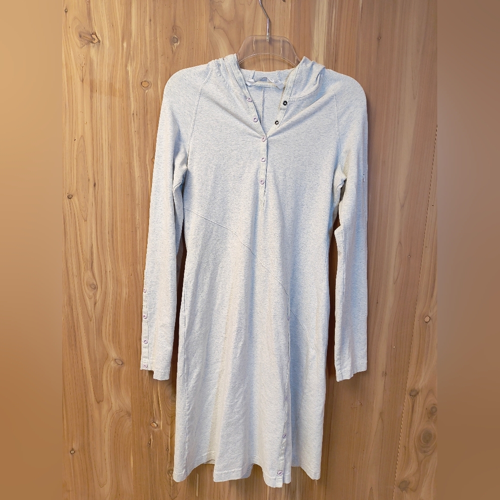 Athleta Gray Long Sleeve Sweater Dress, Size Medium